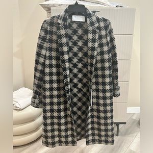 Harris Wharf London Check Pattern Coat